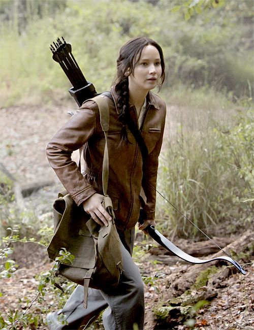 The Iconic Original Leather Jacket of Jennifer Lawrence in The Hunger Games