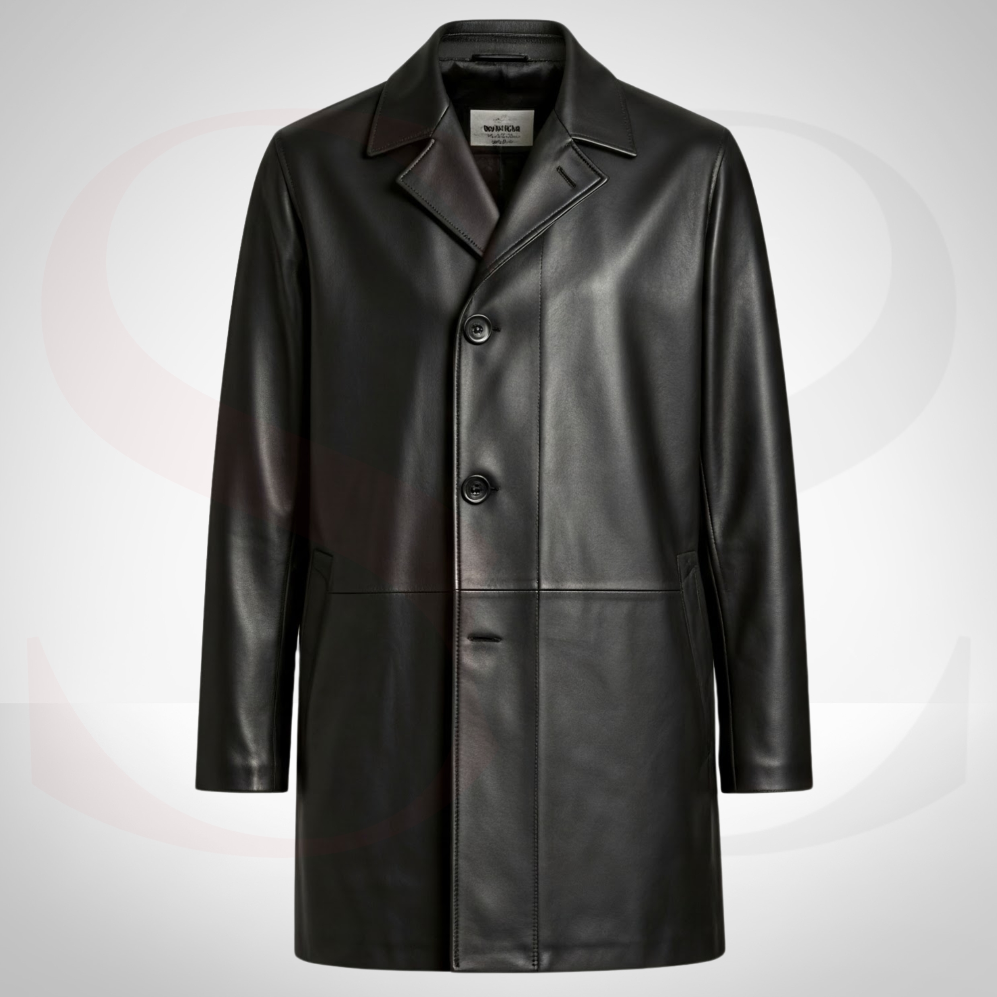 Transform Your Winter Wardrobe with the Chic Outerwear Ladies Leather Long Coat