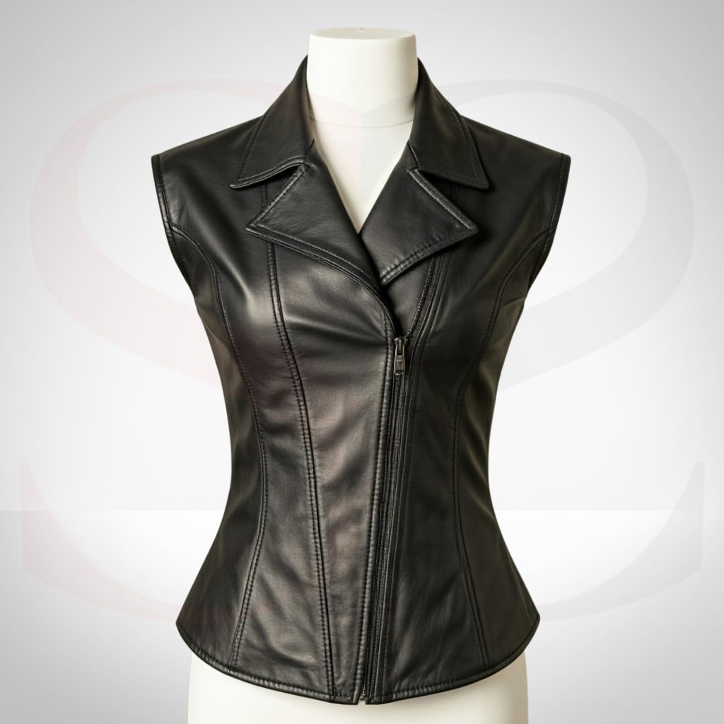 Biker-Chic Appeal Leather Vest