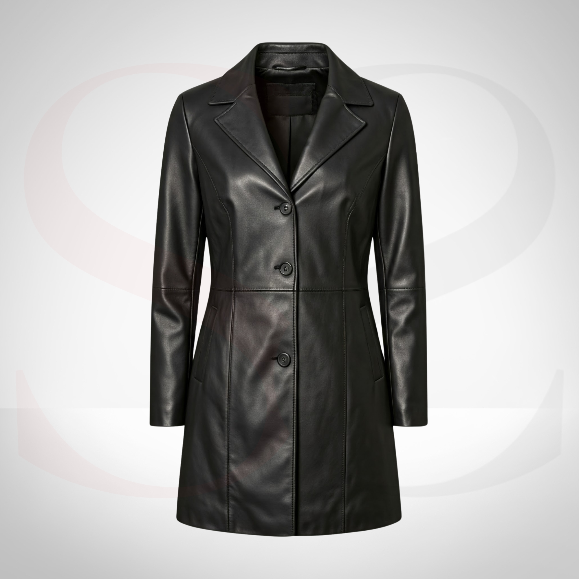 Embrace Style and Comfort with the Everyday Wear Ladies Leather Long Coat