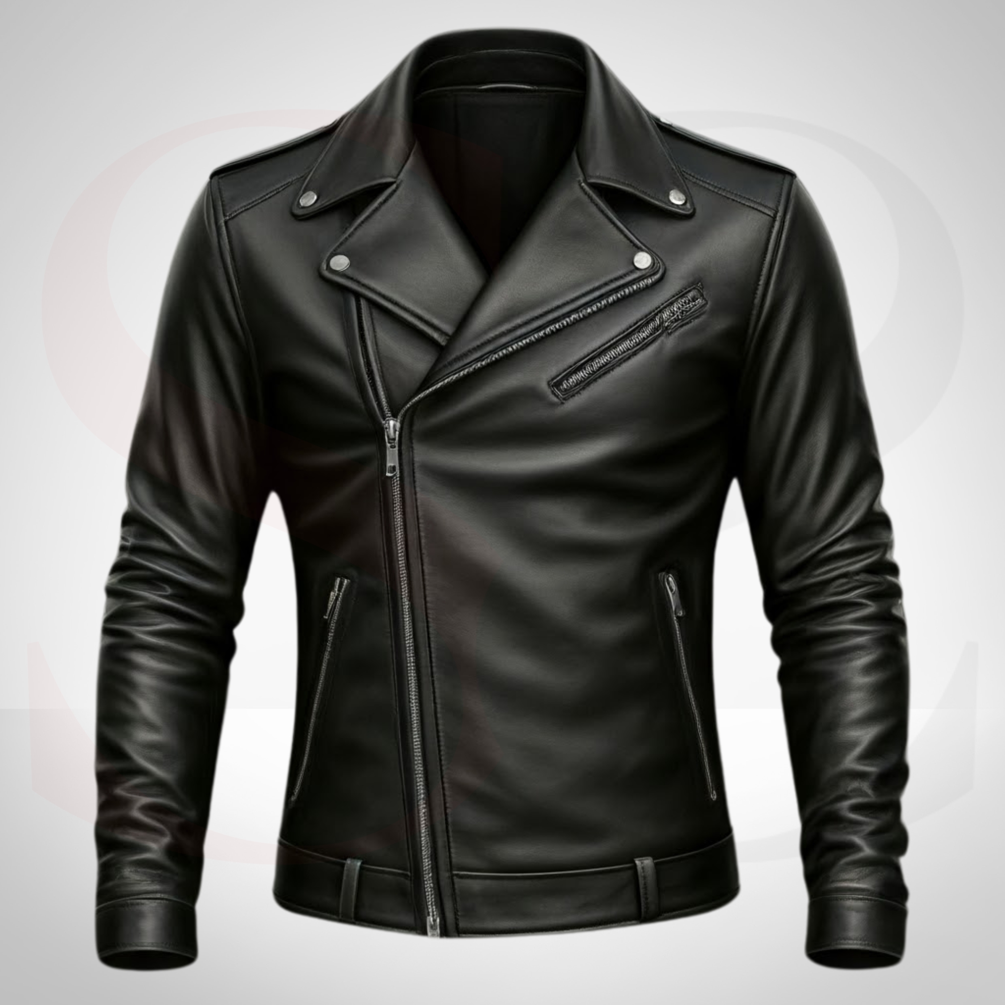 Upgrade Your Winter Wardrobe with the Sleek Slim Fit Leather Winter Coat