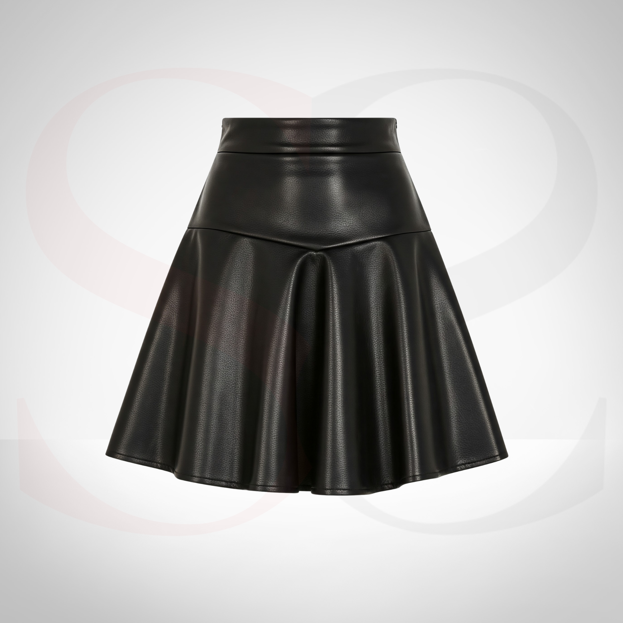 Step Up Your Fashion Game with a Black Leather Pleated Mini Skirt