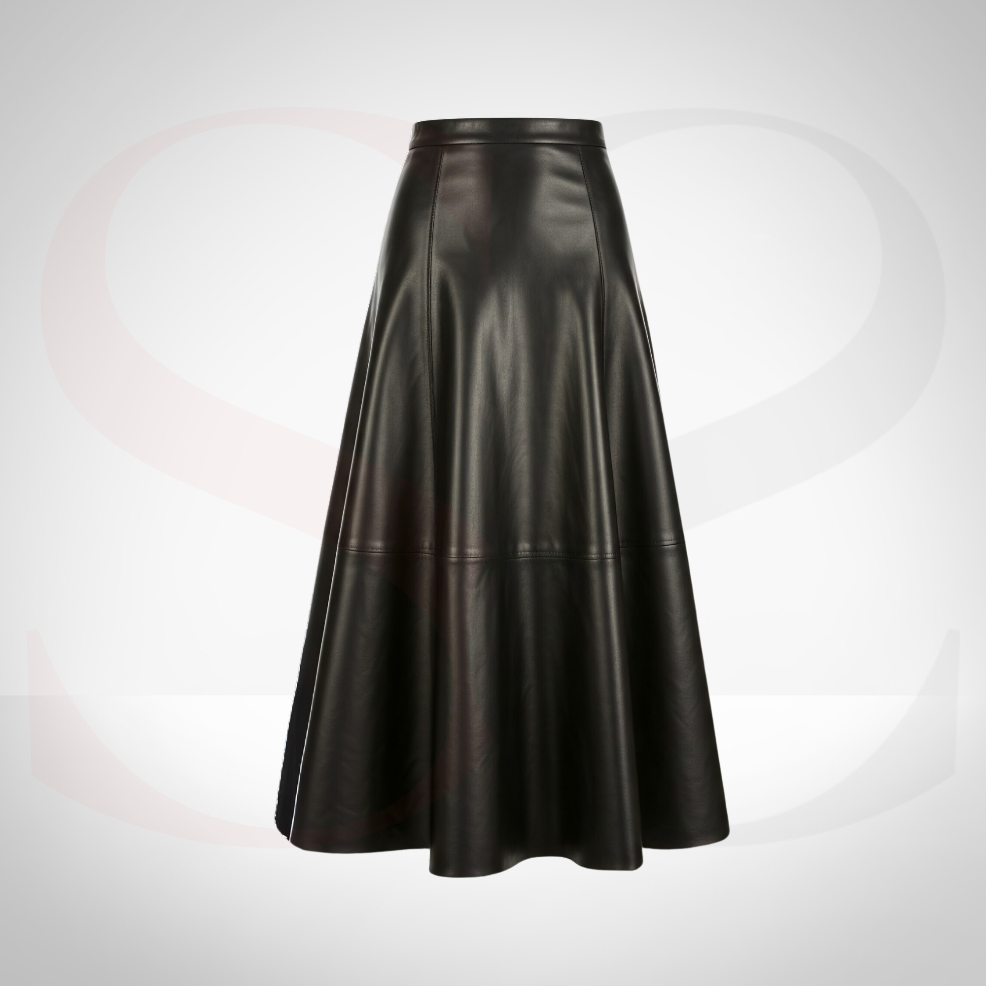 Redefine Everyday Glamour with the Stunning Leather A-Line Skirt