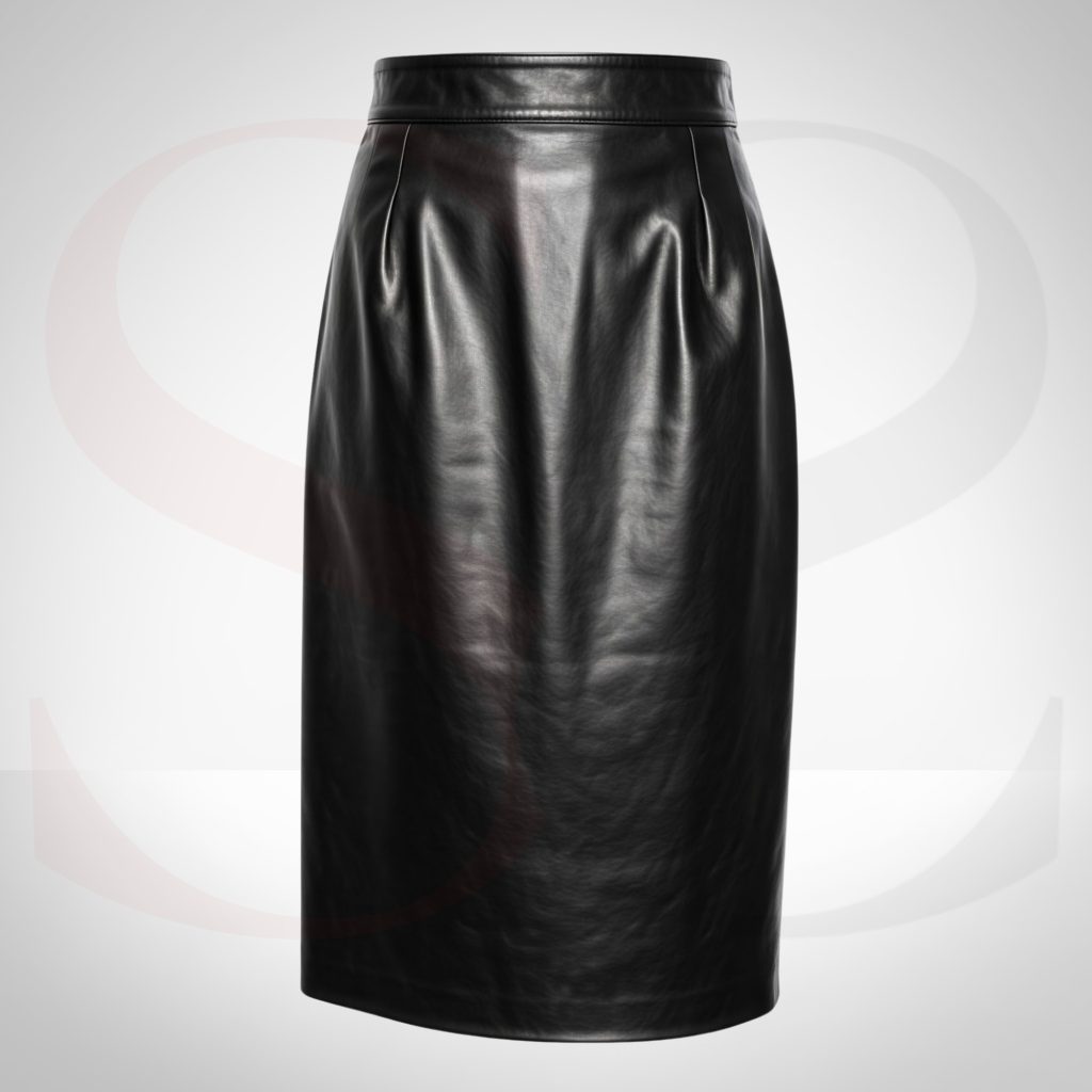 Office Attire Genuine Leather Skirt For Fashion Lovers