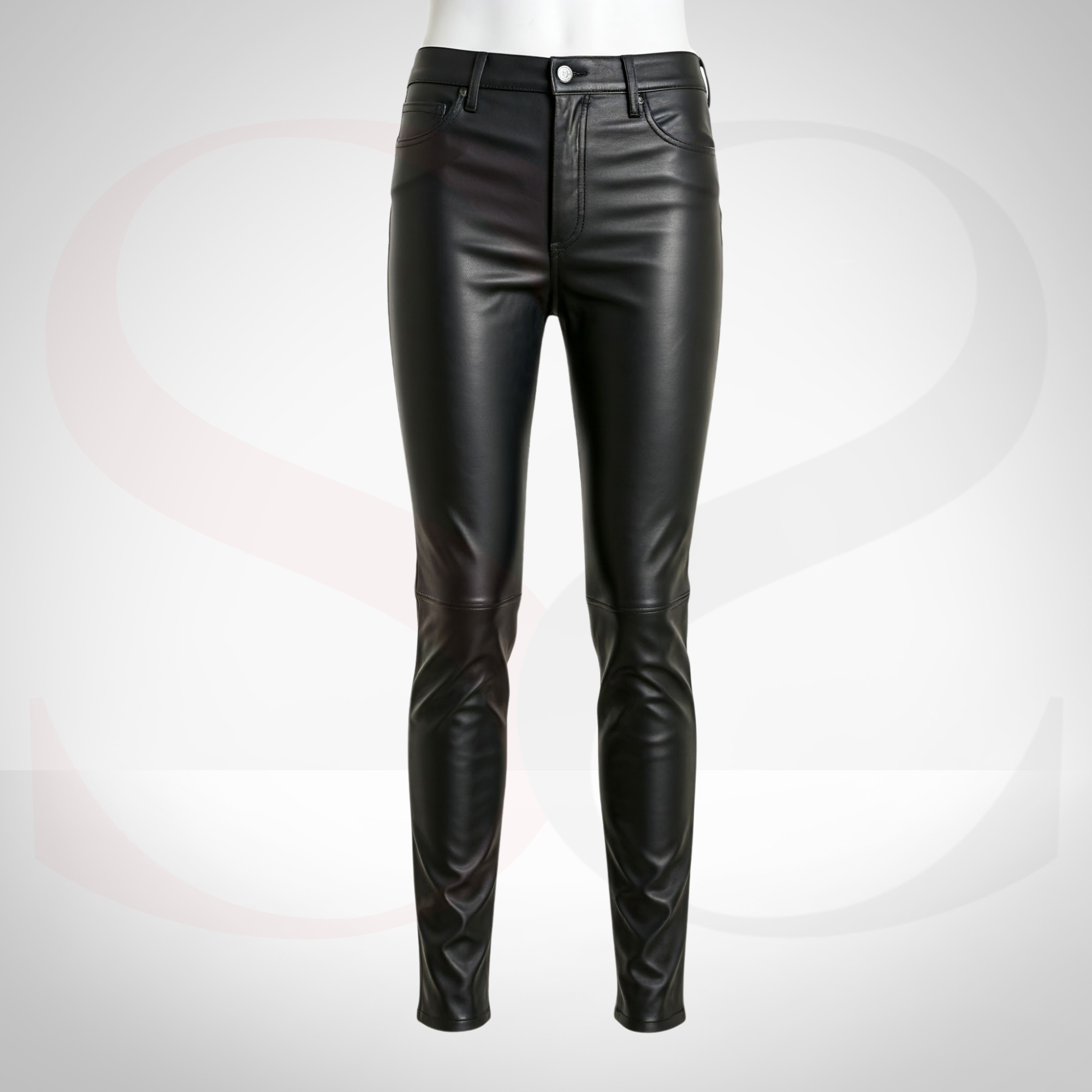 Embrace Edgy Elegance with Fashionable Leather Skinny Pant