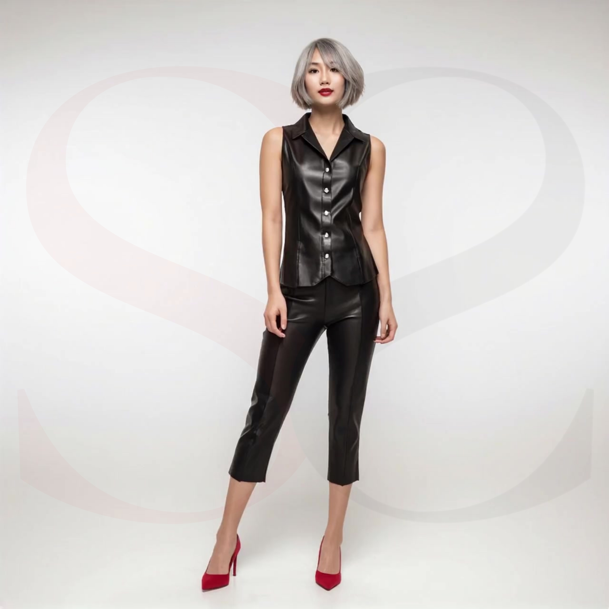 Ignite Your Inner Fashionista With Our Leather Pant Women With Vest