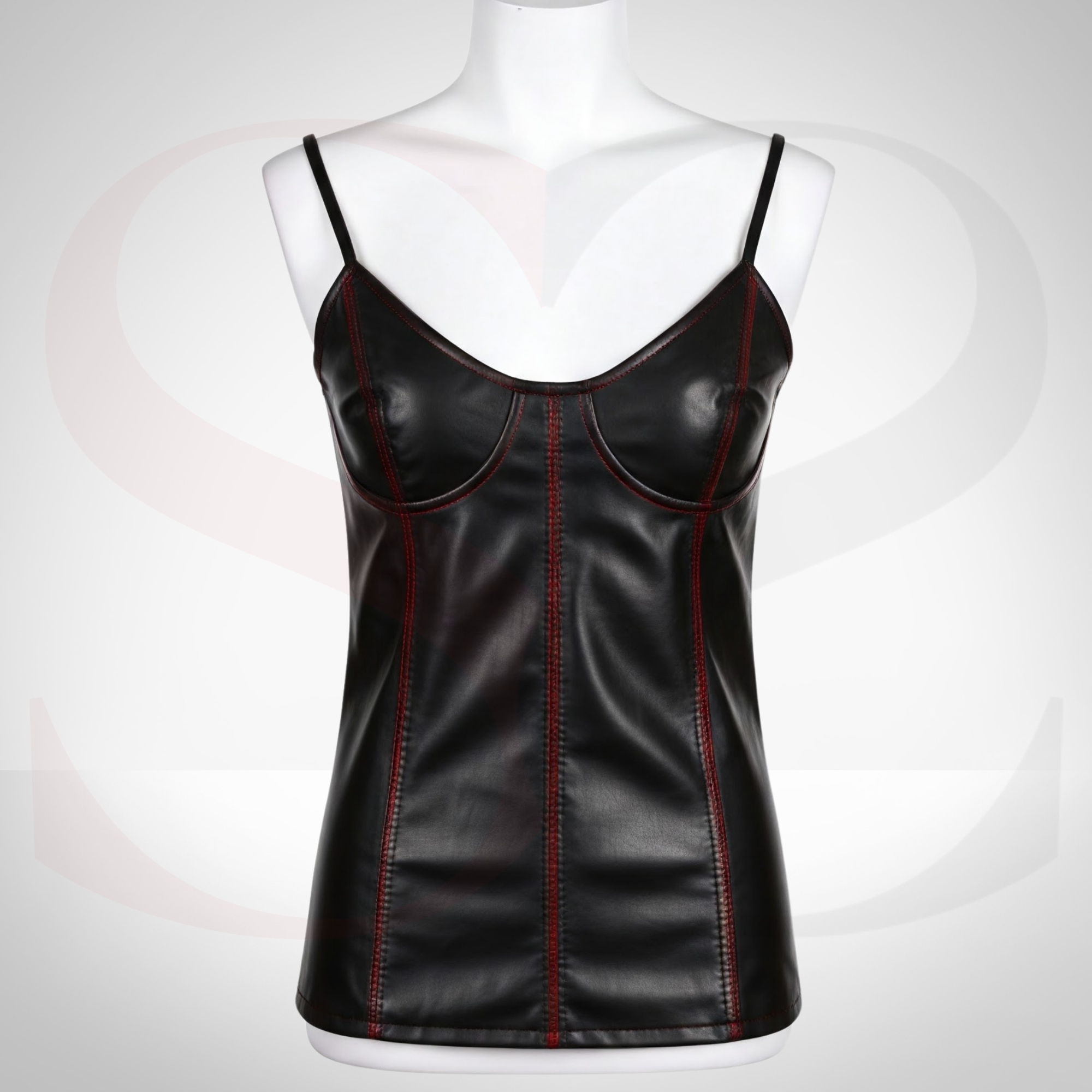Highlight Elegance and Attitude With This Luxury Leather Cami Top