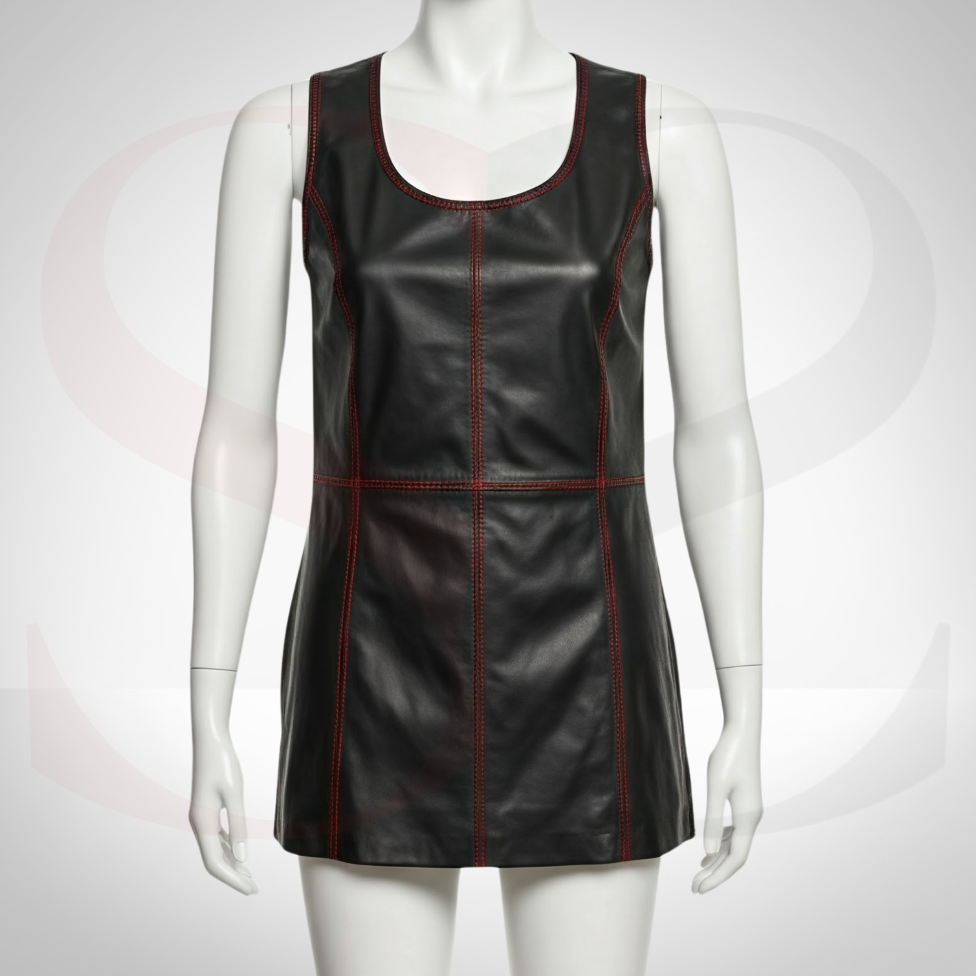 Redefine Nightwear Style With This Leather Bodycon Mini Dress