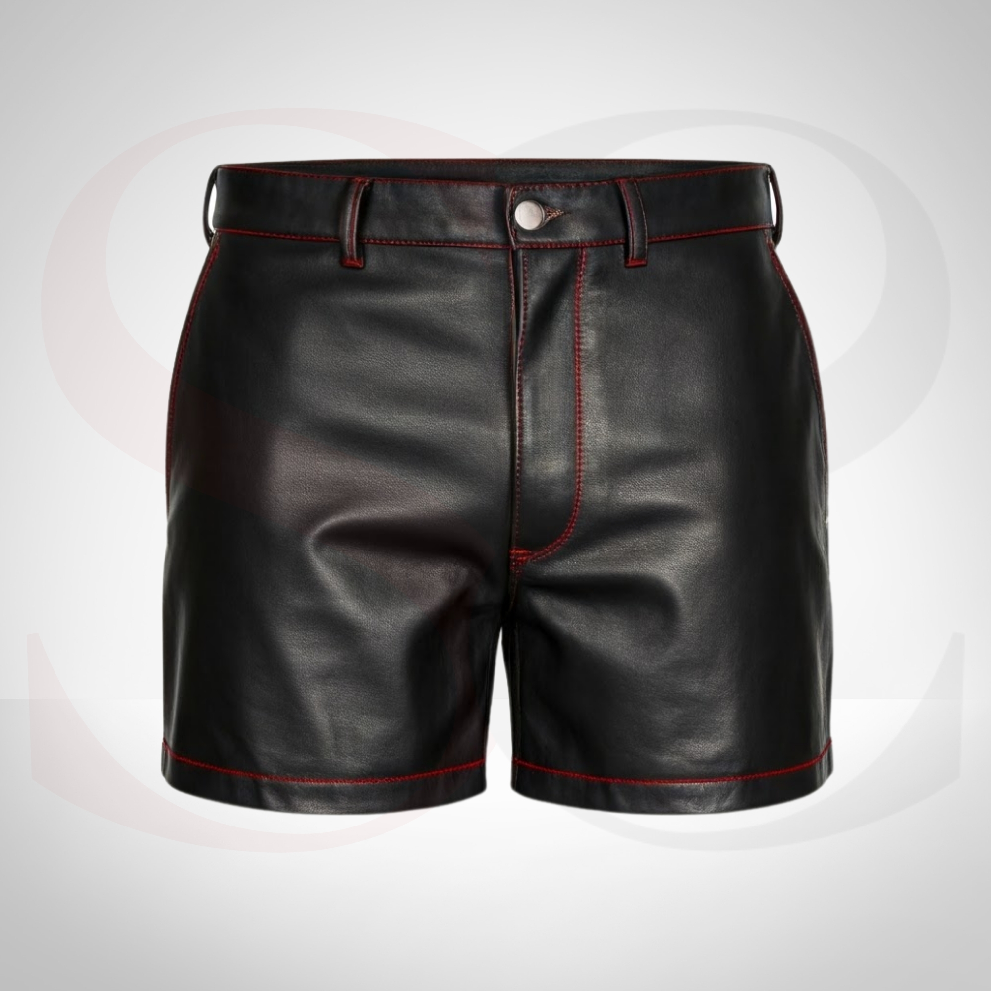 Max Out Your Fashion Edge With These Stylish Black Biker Leather Shorts