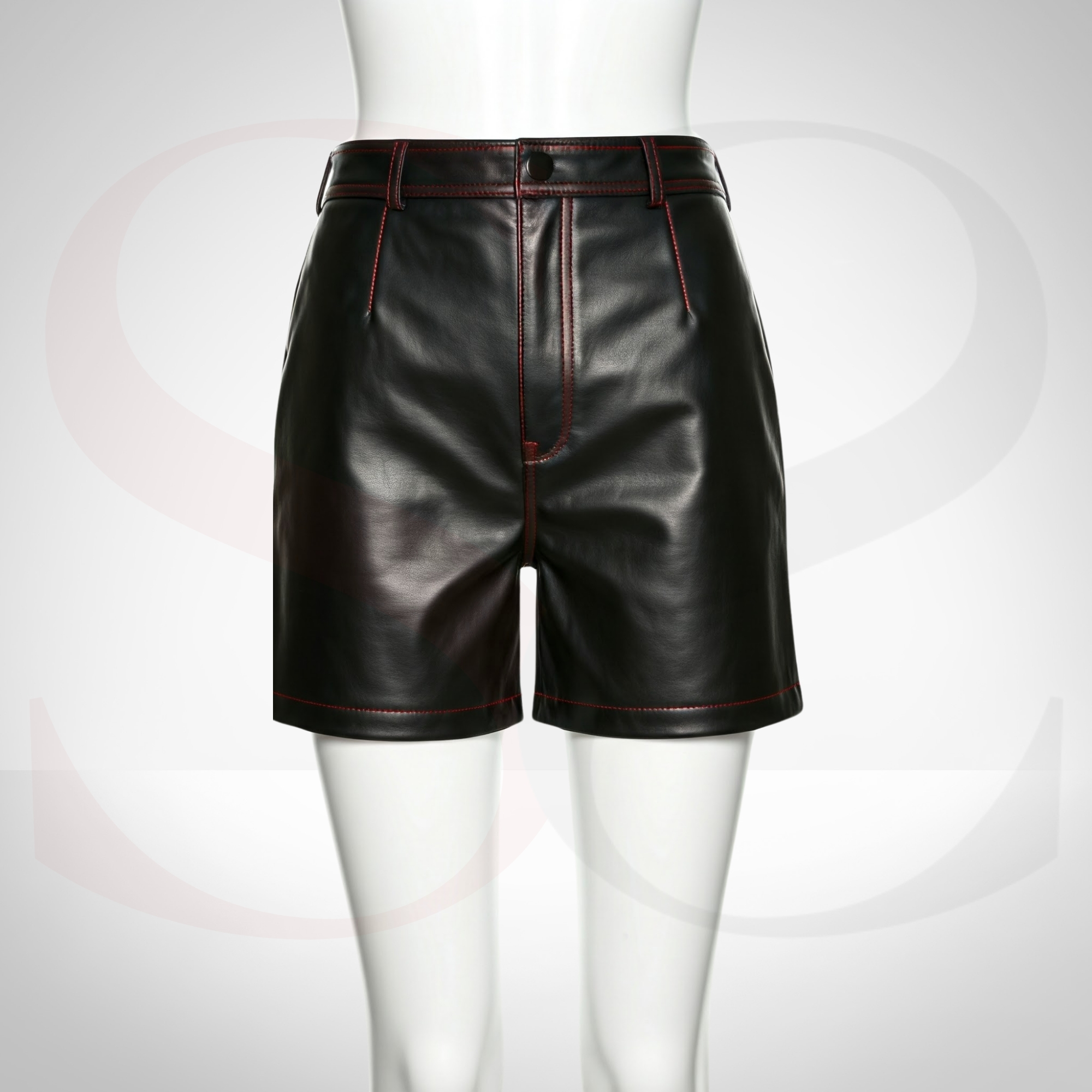 Step Boldly Into Everyday Glam With These Black Leather Womens Fashion Shorts