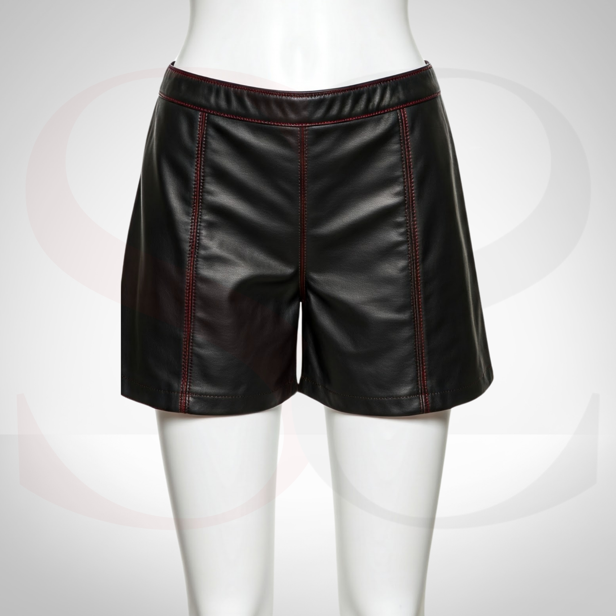 Make Every Outfit Pop With These High Waisted Genuine Leather Shorts